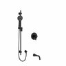 2-way Type T/p (Thermostatic/pressure Balance) Coaxial System With Spout And Hand Shower Rail