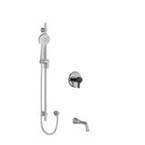2-way Type T/p (Thermostatic/pressure Balance) Coaxial System With Spout And Hand Shower Rail