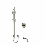2-way Type T/p (Thermostatic/pressure Balance) Coaxial System With Spout And Hand Shower Rail