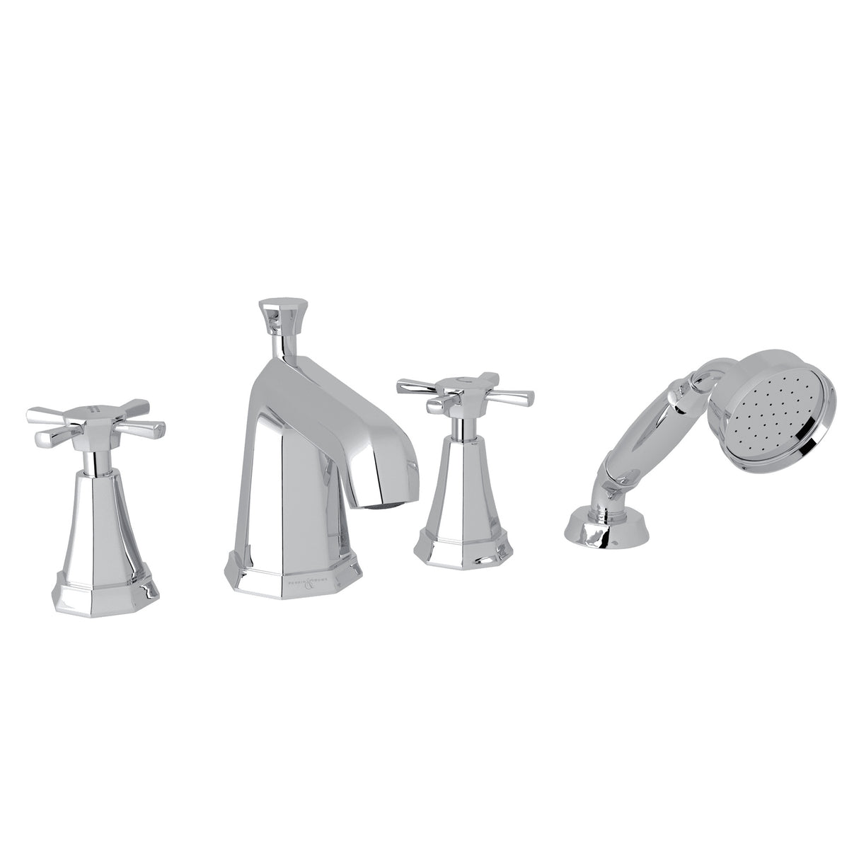 Deco 4-Hole Deck-mount Tub Filler
