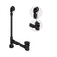 Freestanding Victoria + Albert Bathtub Drain For Above-Floor Installation Box - Black