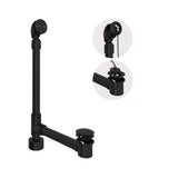 Freestanding Victoria + Albert Bathtub Drain For Above-Floor Installation Box - Black