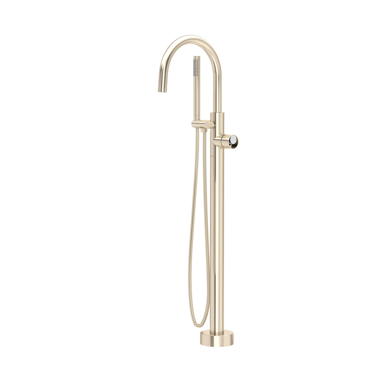 Eclissi™ Single Hole Floor-mount Tub Filler Trim With C-Spout