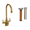 Georgian Era Three Handle Bar/Food Prep Filter Kitchen Faucet Kit