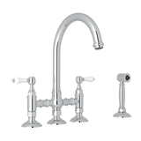 San Julio® Bridge Kitchen Faucet With Side Spray A1461lpws-2