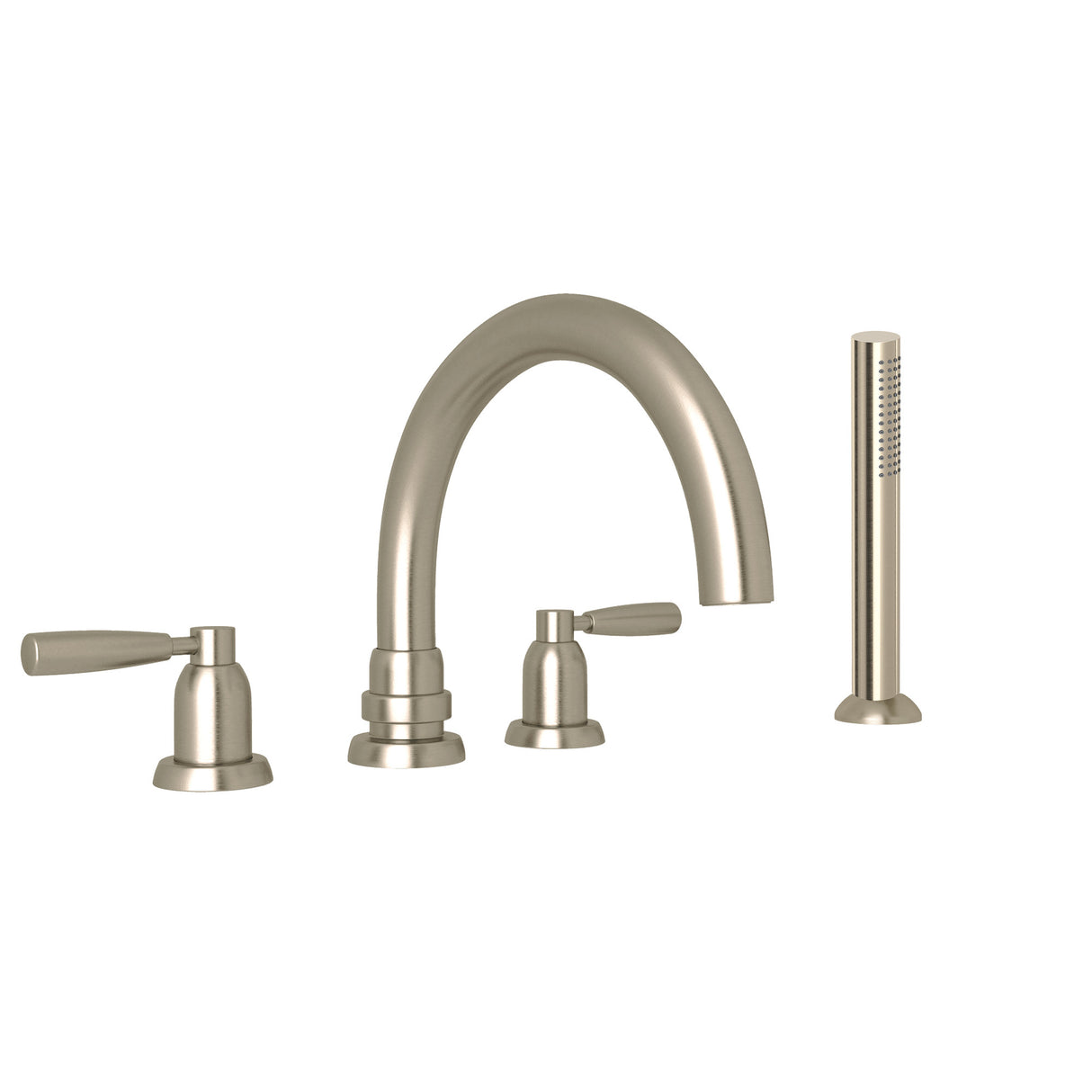 Holborn 4-Hole Deck-mount Tub Filler With C-Spout