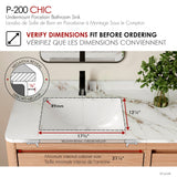 2075 W X 155 D Porcelain Rectangular Undermount Bathroom Sink Set Of 2