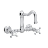 Acqui® Wall Mount Bridge Kitchen Faucet With Column Spout A1456xm-2