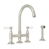San Julio® Bridge Kitchen Faucet With Side Spray A1461lpws-2