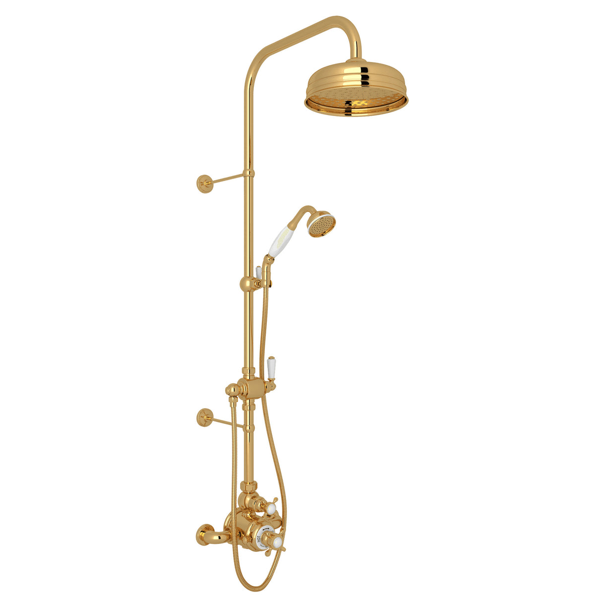 Edwardian 3/4 inch Exposed Wall-Mount Thermostatic Shower System