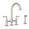 San Julio® Bridge Kitchen Faucet With Side Spray A1461lmws-2