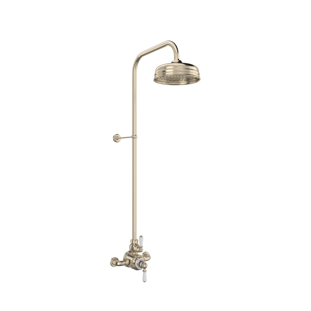 Edwardian 3/4 inch Exposed Wall-Mount Thermostatic Shower System