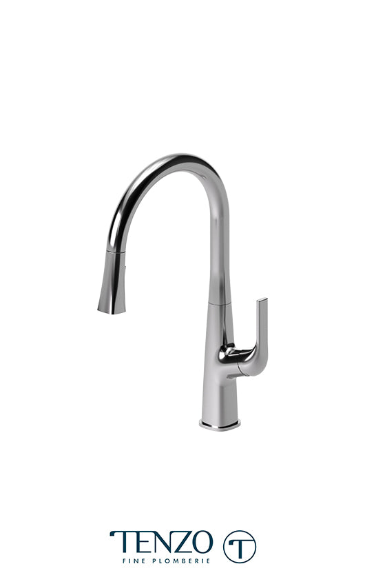 Single-handle kitchen faucet Felicia with pull-down & 2-Function hand shower