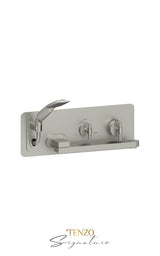 Wall mount tub faucet with swivel spout Bellacio-C brushed gold