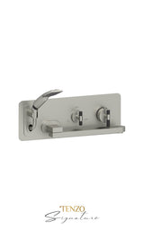 Wall mount tub faucet with swivel spout Bellacio-C brushed gold