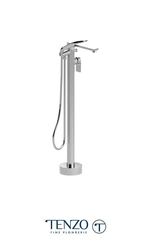 Delano floor mount 3 pcs tub filler