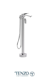Delano floor mount 3 pcs tub filler