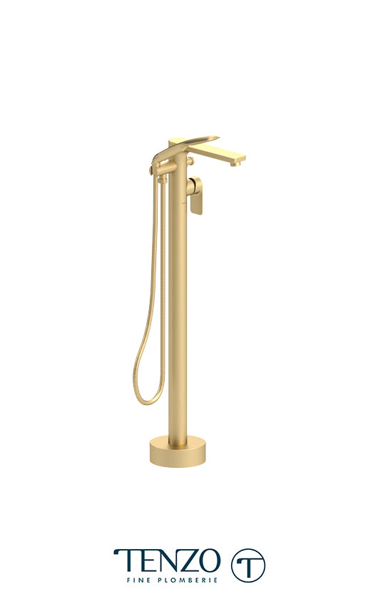 Delano floor mount 3 pcs tub filler