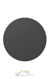 Ceiling shower head round 25x25cm [10po] brushed gold