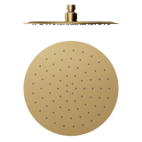 Ceiling shower head round 25x25cm [10po] brushed gold