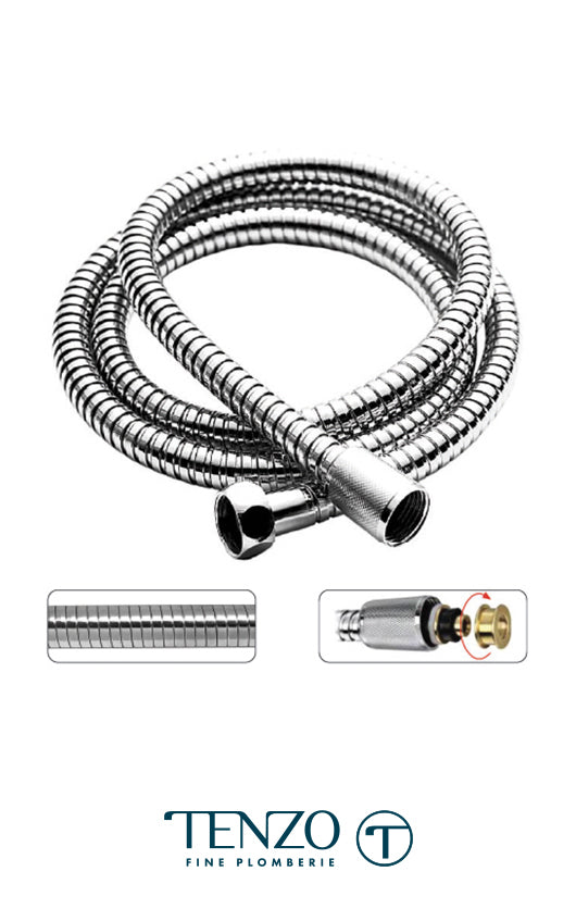 Stretchable hand shwr hose 125-185cm [49-73in]