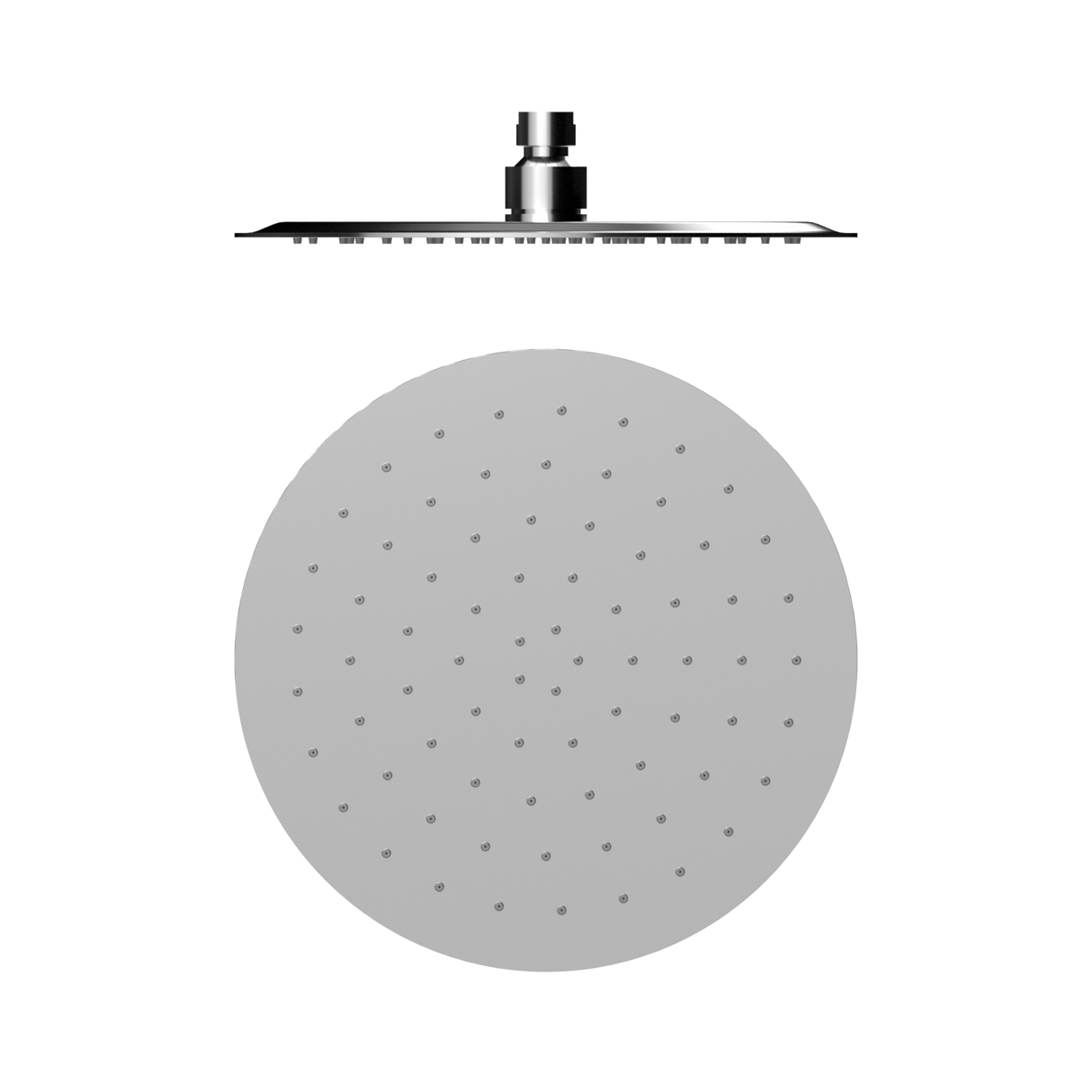 Shwr head round 25cm [10in] stainless steel 2mm