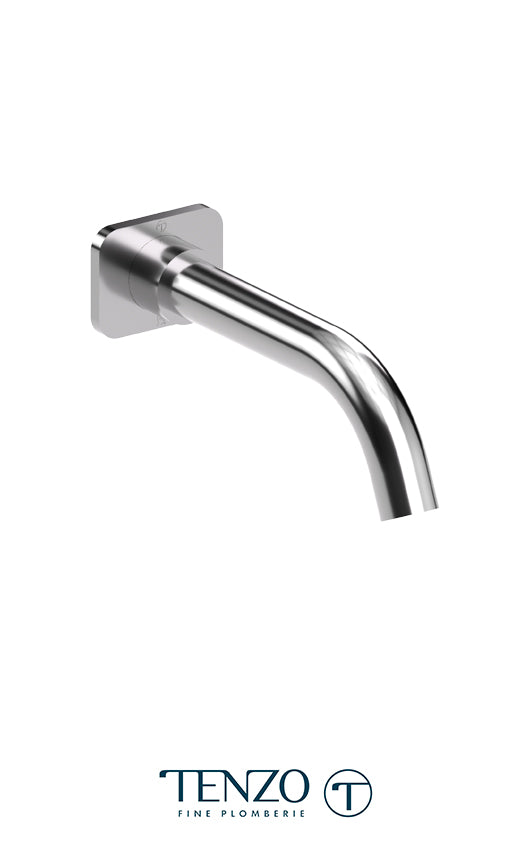 Wall mount spout 20cm [8in] brass