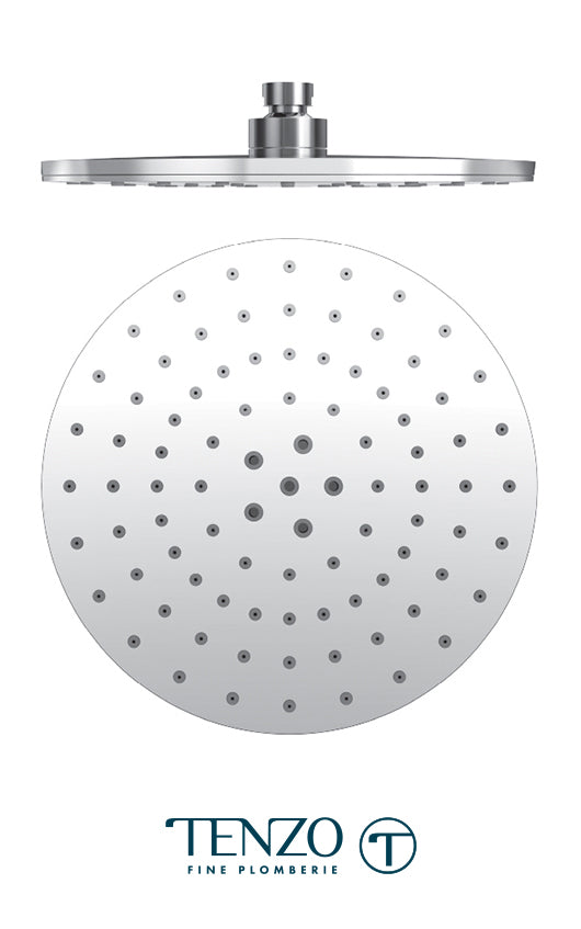 Air Boost shwr head round 23cm [9in] PVC 2mm