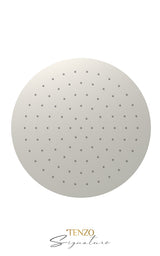 Ceiling shower head round 30x30cm [12po] brushed nickel