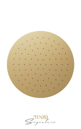 Ceiling shower head round 30x30cm [12po] brushed nickel
