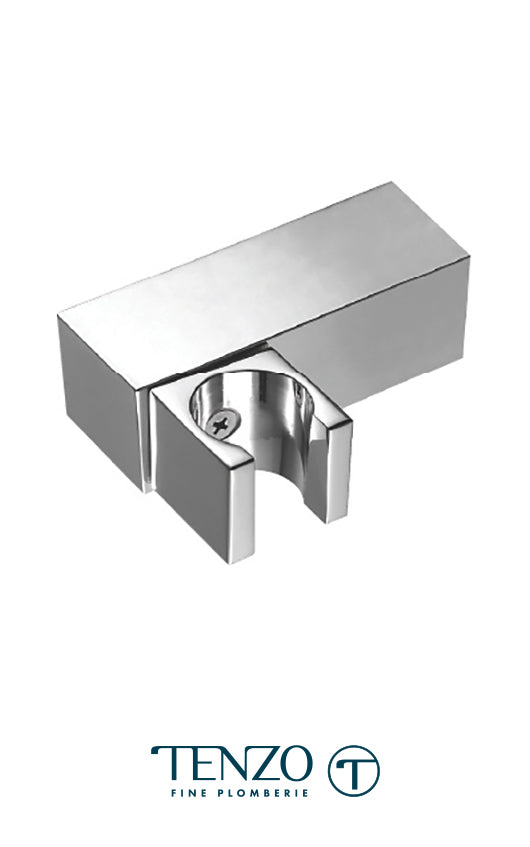 Wall mount hand shwr tilting holder brass