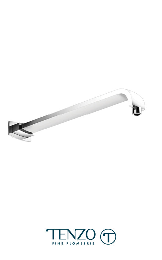 Shwr arm wall mount 40cm [16in] brass