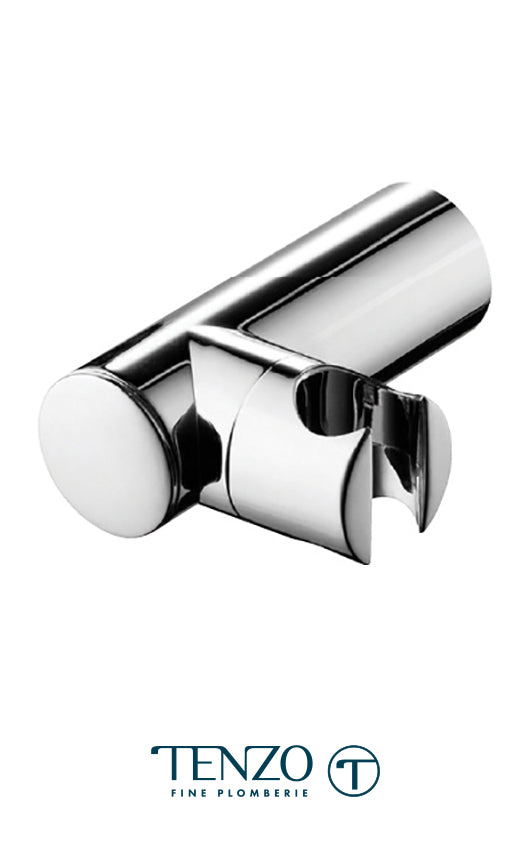 Wall mount hand shwr tilting holder brass