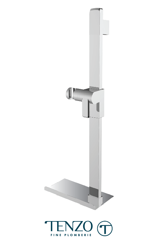 Sliding bar with shelf