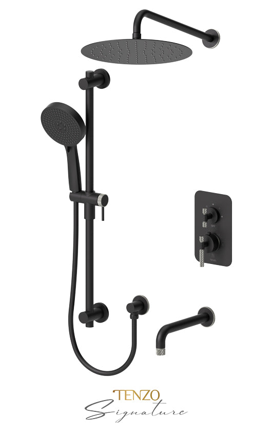 T-Box valve 2 fcts pres bal Bellacio-C brushed gold