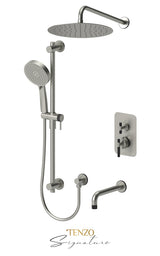 T-Box valve 2 fcts pres bal Bellacio-C brushed gold