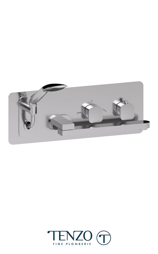 Wall mount tub faucet with swivel spout Delano