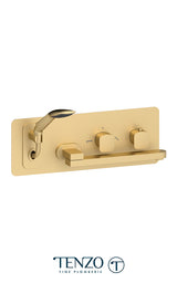 Wall mount tub faucet with swivel spout Delano