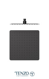 Shwr head square with round corners30x30cm [12"] stainless steel 2mm