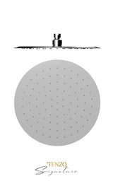 Shwr head round 30cm [12"] stainless steel 2mm