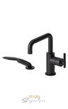 Deck mount 2 pcs tub filler Bellacio-C brushed gold