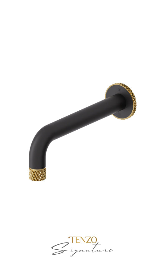 Wall mount spout Bellacio-C brushed gold