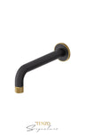 Wall mount spout Bellacio-C brushed gold