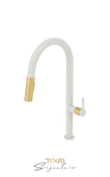 Single-handle kitchen faucet Calozy with pull-down & 2-Function hand shower