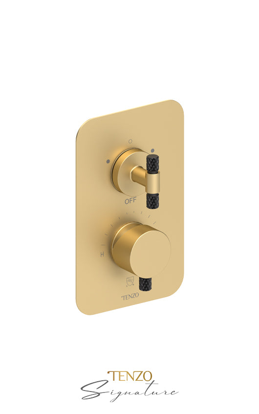 T-Box valve 2 fcts pres bal Bellacio-C brushed gold