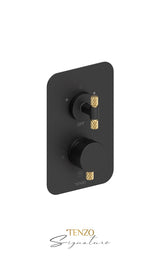 T-Box valve 2 fcts pres bal Bellacio-C brushed gold