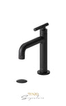 Single hole lavatory faucet with (overflow) drain Bellacio-F brushed gold