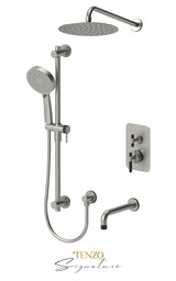 T-Box kit 3 fcts pres bal Bellacio-C brushed gold