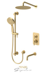 T-Box kit 3 fcts pres bal Bellacio-C brushed gold
