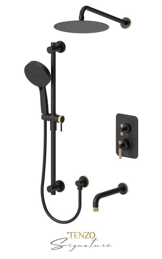 T-Box kit 3 fcts pres bal Bellacio-C brushed gold